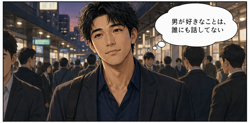 男性が好きなことを誰にも話していない湊