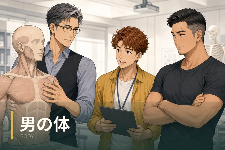 男の体