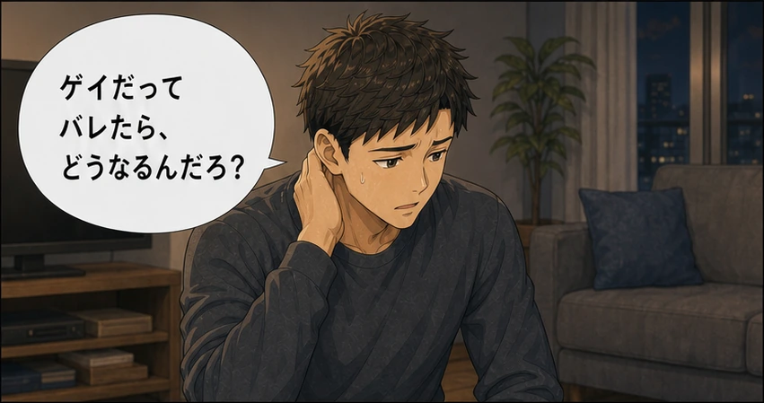 ゲイだとバレたらどうなるのか晴斗へ尋ねる相談者