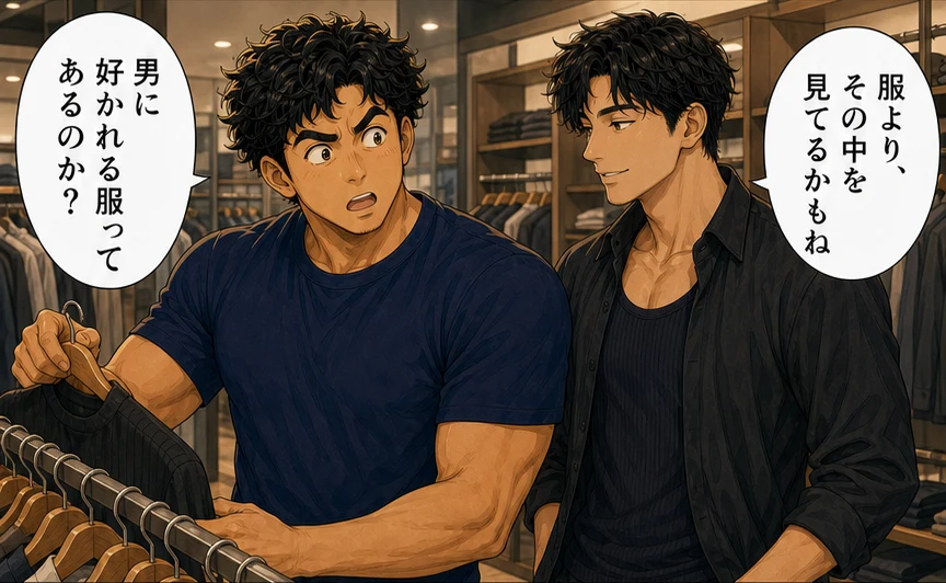 男に好かれる服があるのか湊へ聞く拓海