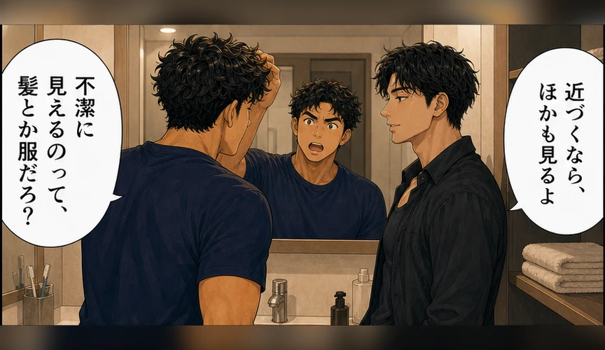 不潔に見えるのは髪や服なのか湊へ聞く拓海